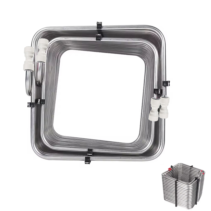 Push Fit Connector - SS 304 Square Coils,Homebrew Cooler Coiling