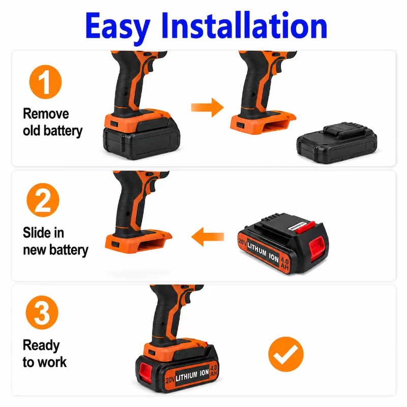 for 3/4/6/8Ah Long Runtime BL2 - Black+Decker Tool Cordless ulasan dan harga
