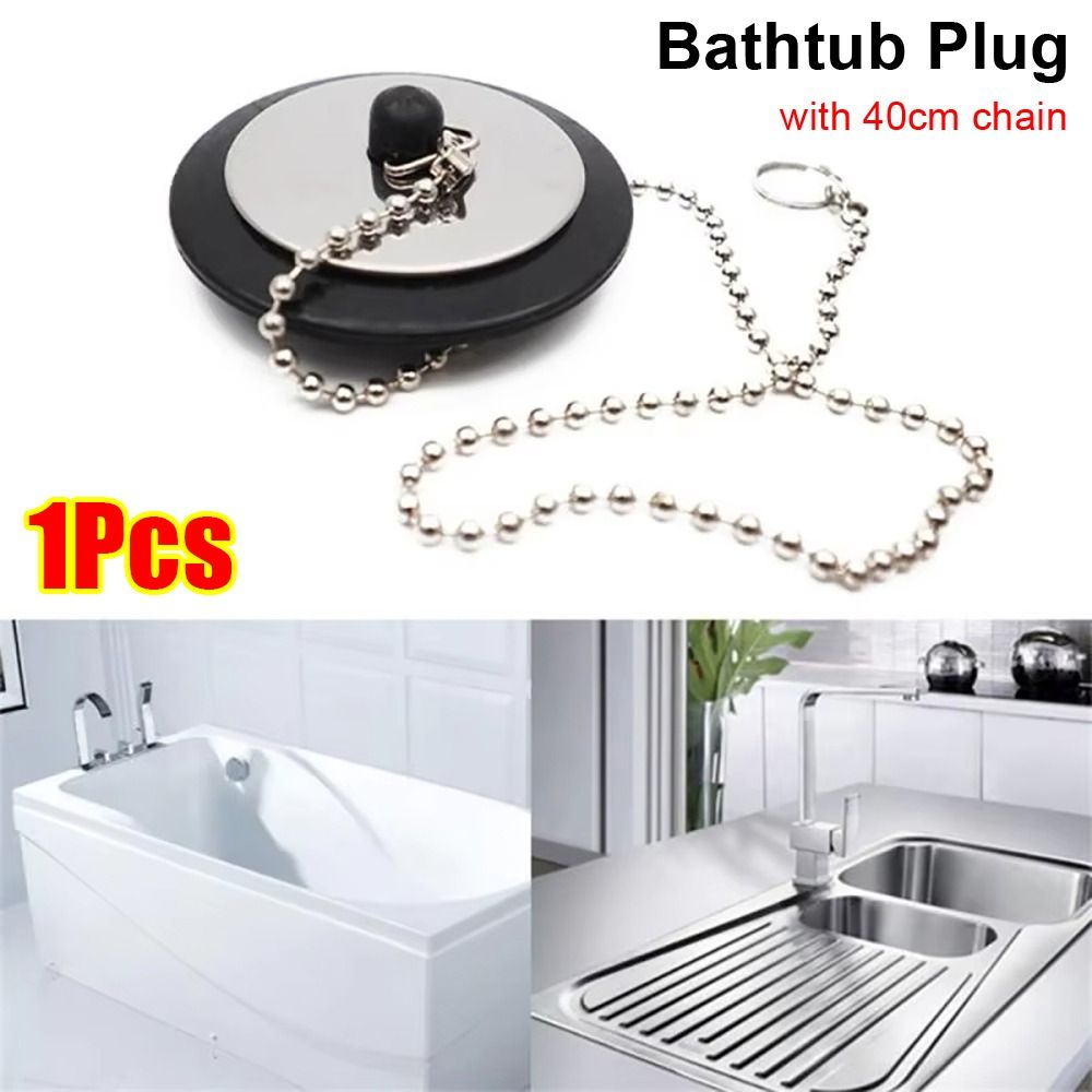 1Pcs New Rubber Tub Stopper Un - Drain Pipe Clip ulasan dan harga