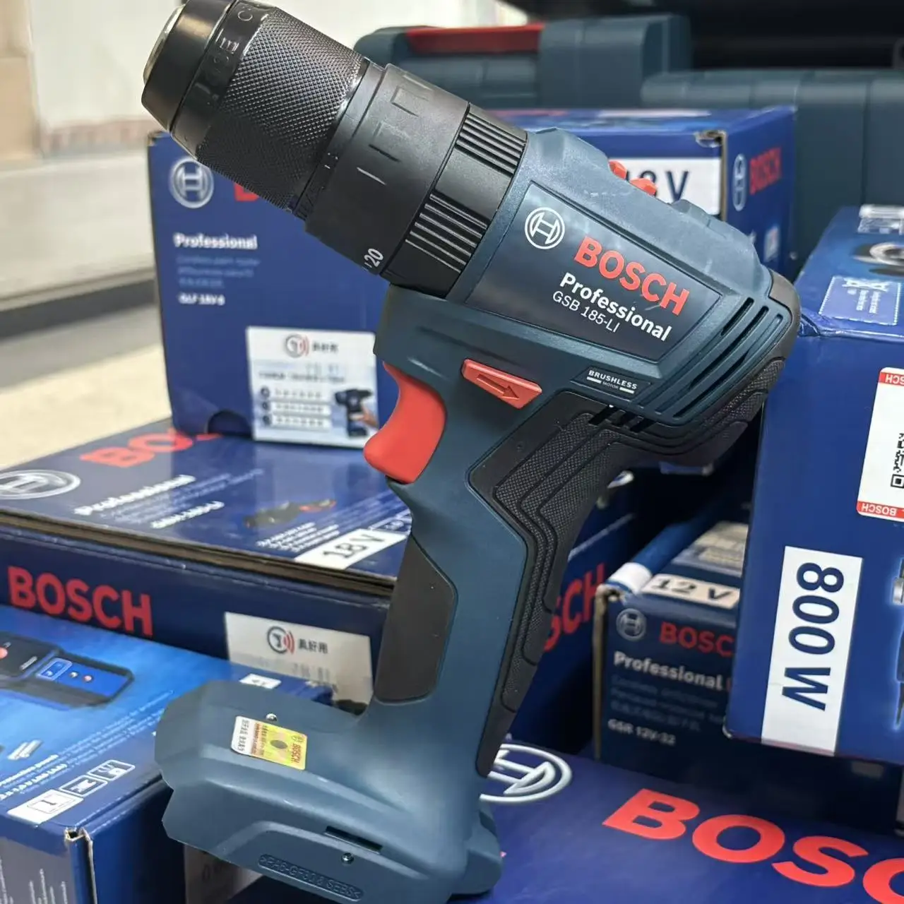 BOSCH GSB 185-LI Brushless Cor - Bosch Drill Gsb 18V ulasan dan harga