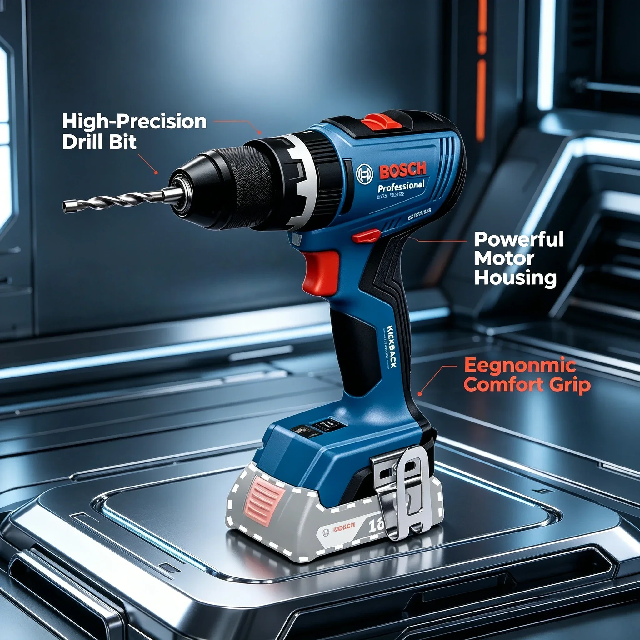 Bosch GSB 18V-65 Professional  - Bosch Drill Gsb 18V ulasan dan harga