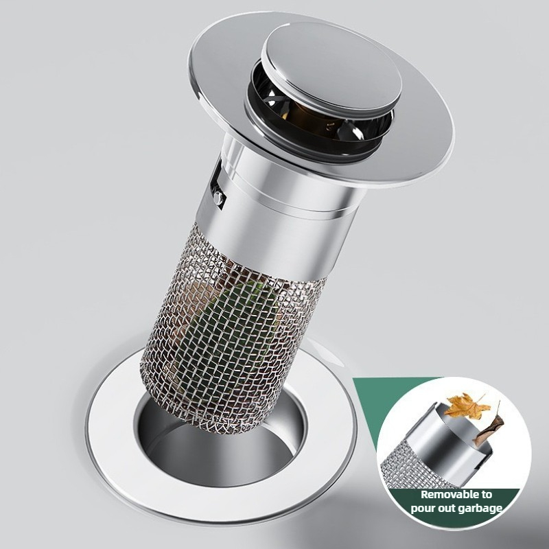 Stainless Steel Sink Drain Fil - Drain Pipe Clip ulasan dan harga